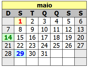 Calendário permanente + gerador de calendários no Excel 3.0