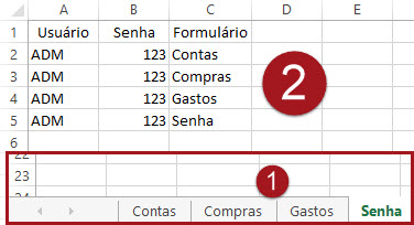 Como fazer uma tela de login no Excel