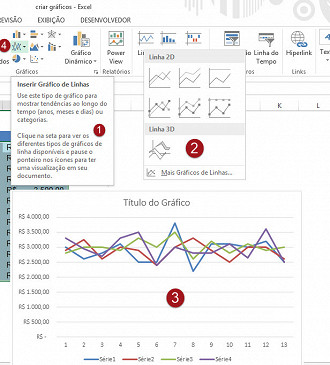 Como criar grÃ¡ficos no Excel (Aula 1)