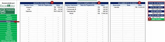 Planilha de fluxo de caixa simplificado no Excel 4.0