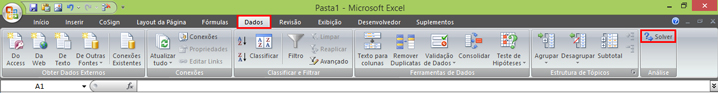 Adicionando o suplemento Solver no Excel e outros