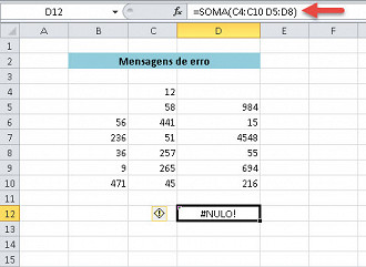 Repare que a intersecção que pede na função (o operador de interseção é um caractere de espaço entre referências), não ocorre de fato. Repare que a intersecção que pede na função (o operador de interseção é um caractere de espaço entre referências), não ocorre de fato.