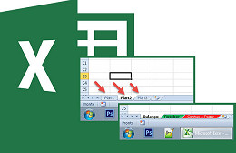Mudando a cor e o nome das guias no Excel Mudando a cor e o nome das guias no Excel