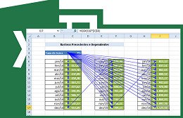 Rastreando dependentes e precedentes no Excel Rastreando dependentes e precedentes no Excel