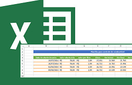 Planilha de controle de combustível no Excel 3.0 Planilha de controle de combustível no Excel 3.0