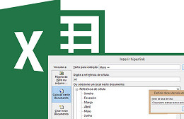 Como linkar planilhas internamente no Excel