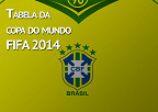 Tabela de jogos Copa do Mundo 2014 - Download