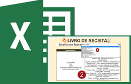 Planilha livro de receitas no Excel 5.0 Planilha livro de receitas no Excel 5.0
