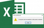 Incompatibilidade - Excel 2016 não abre planilhas antigas