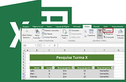 Como criar filtro no Excel Como criar filtro no Excel
