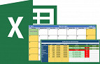 Calendário e agendador de tarefas 2016 no Excel