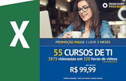 Promoção curso Excel