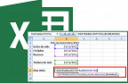 Como calcular datas no Excel