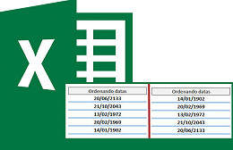 Como ordenar datas no Excel Como ordenar datas no Excel