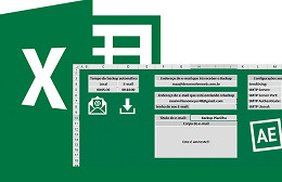 Planilha de backup local e via e-mail (cópia na nuvem) no Excel 3.0 Planilha de backup local e via e-mail (cópia na nuvem) no Excel 3.0