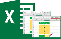 Como multiplicar no Excel - função =Mult() Como multiplicar no Excel - função =Mult()