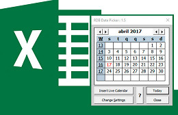 Inserir seletor de datas no Excel Inserir seletor de datas no Excel