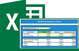 Planilha de combustível: Álcool ou gasolina? 2.0