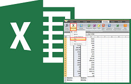 Recursos do botão AutoSoma (Soma, média, Contar números, Máx e Min) Recursos do botão AutoSoma (Soma, média, Contar números, Máx e Min)