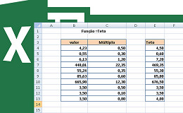 Função =Teto e o arredondamento de números no Excel Função =Teto e o arredondamento de números no Excel