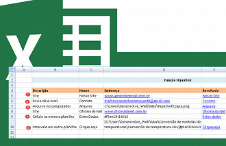 Função =Hiperlink no Excel